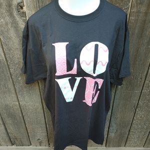 NWOT LOVE Graphic Print T-Shirt